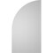 Ekena Millwork Quarter Round Top Right Surface Mount PVC Gable Vent w/ 2"W x 2"P Brickmould Sill Frame, 20"W x 36"H GVPQR20X3603SN - alternate 4